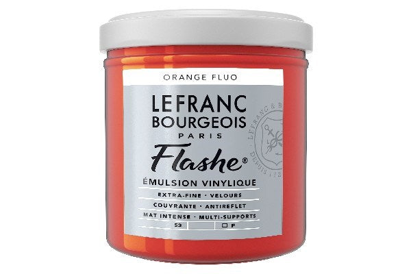 Flashe Acrylic 125ml Fluo Light Orange 206